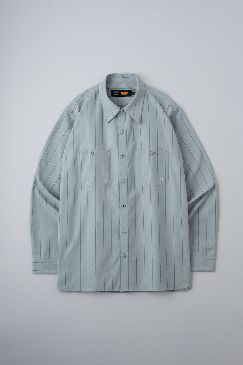 スタンダードワークシャツ L/S -Stripe-