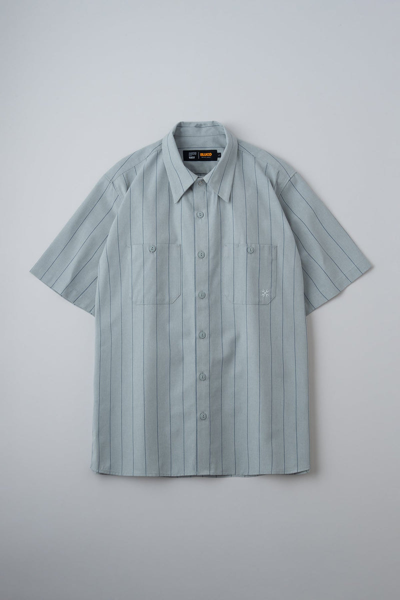 スタンダードワークシャツ S/S -Stripe-