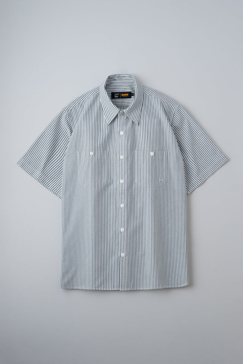 スタンダードワークシャツ S/S -Stripe-