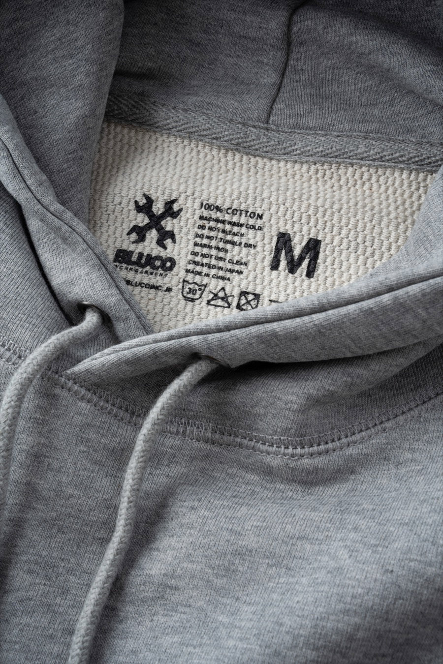 LIGHT PILE SWEAT HOODIE -EMB-
