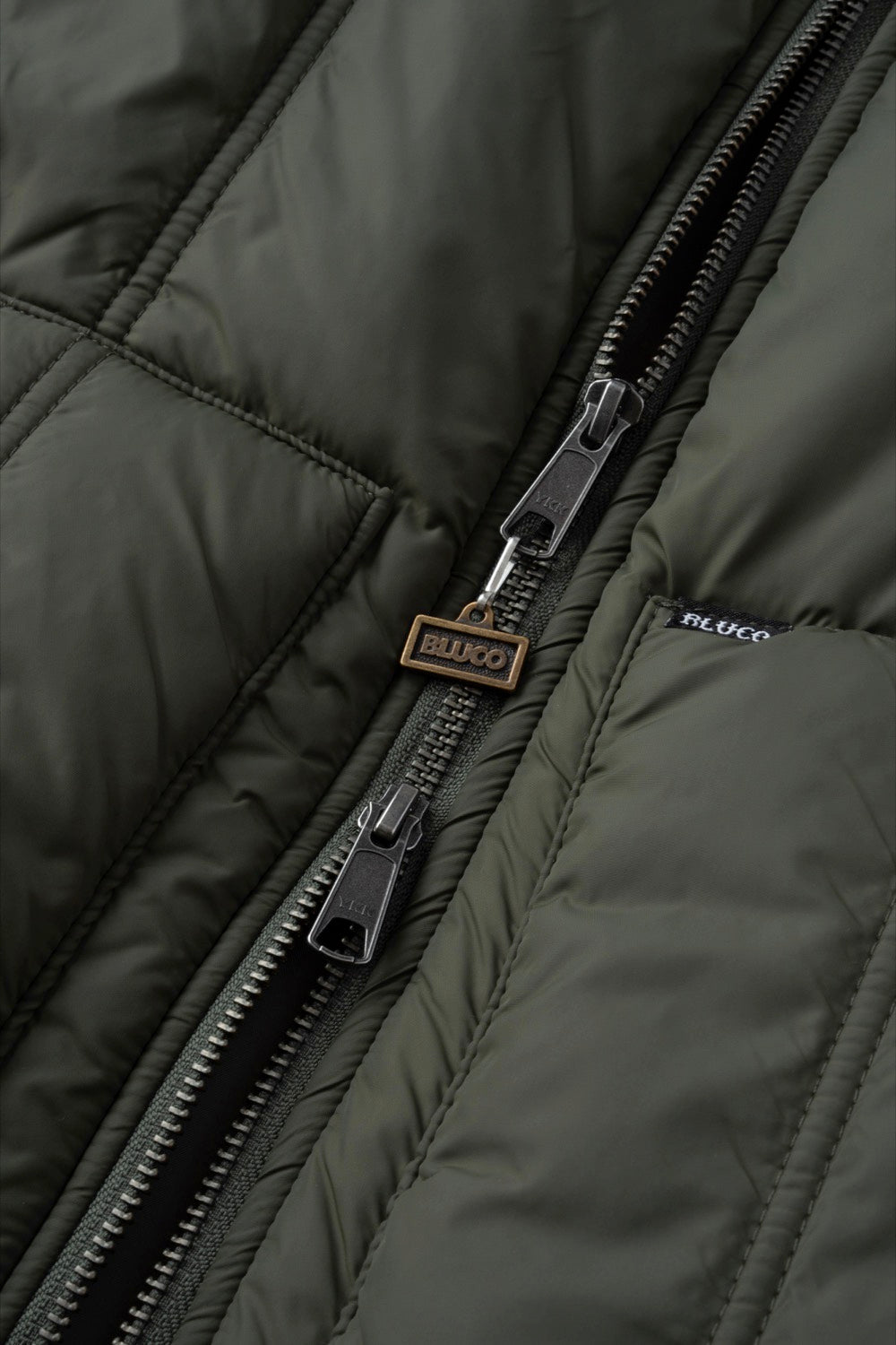 CREW NECK QUILTING VEST