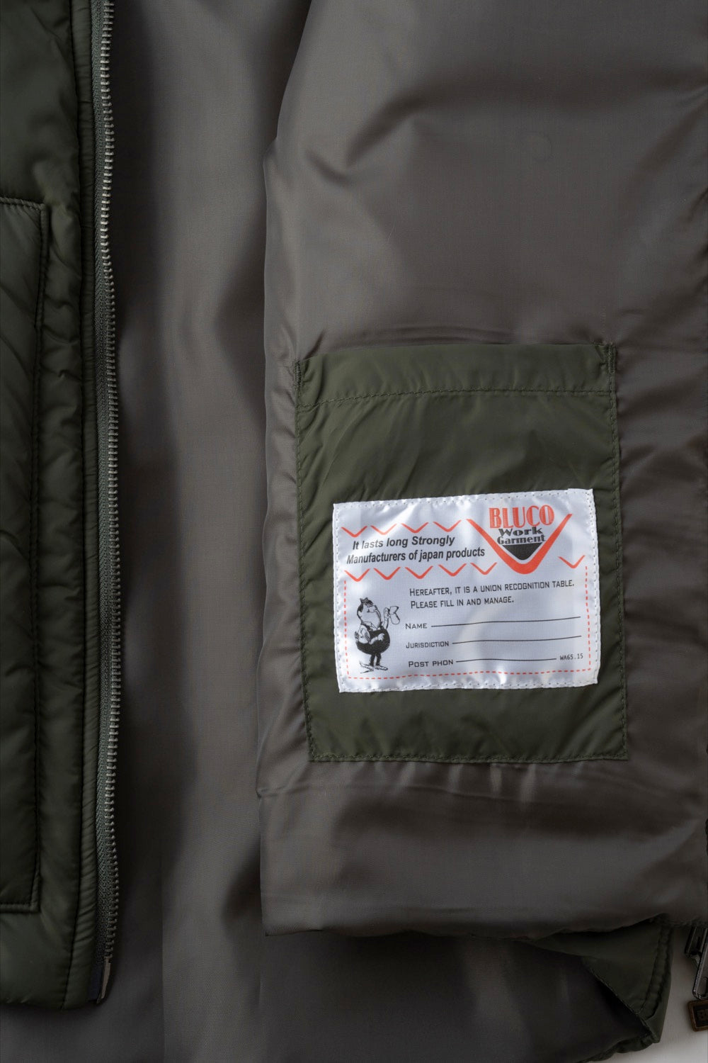 CREW NECK QUILTING VEST