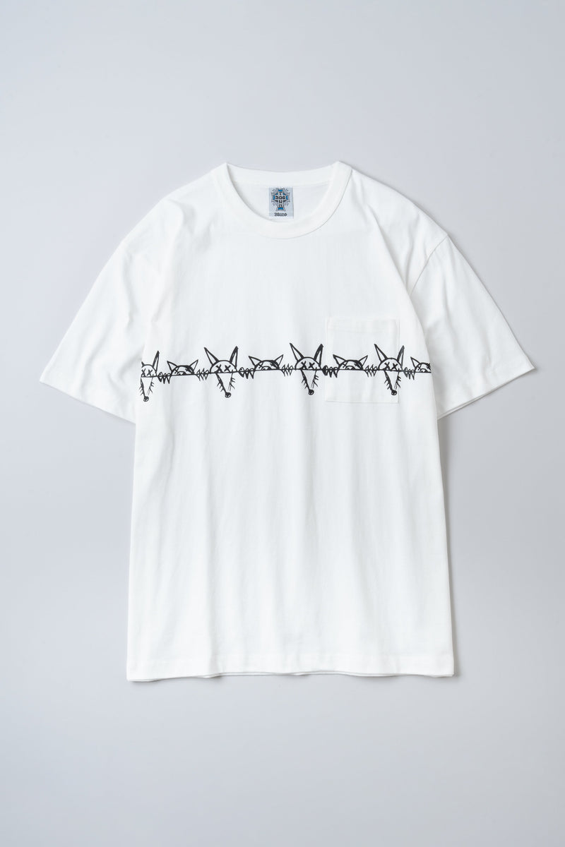 (DOGTOWN×BLUCO) ポケットTシャツ -Rat&Pig-