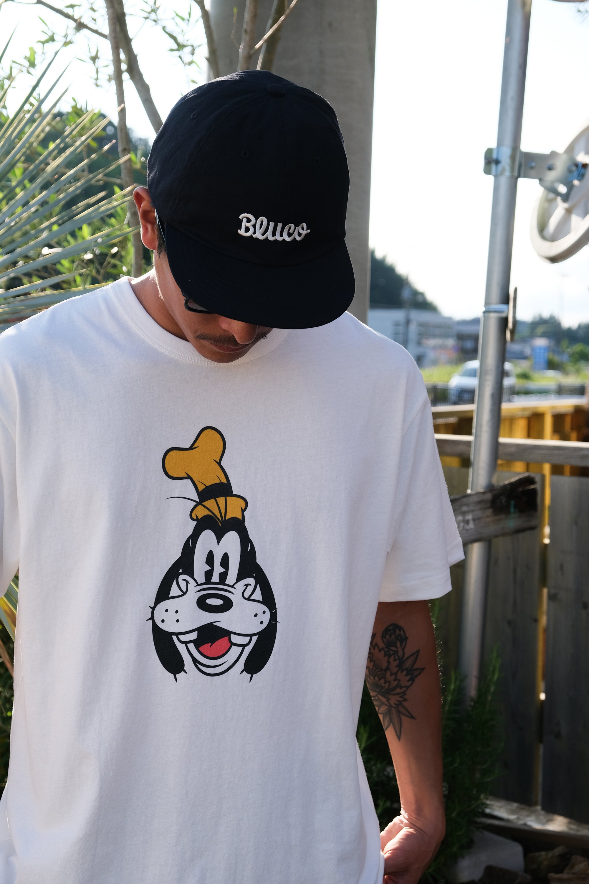 (DISNEY×BLUCO) プリントTシャツ  "Goofy"