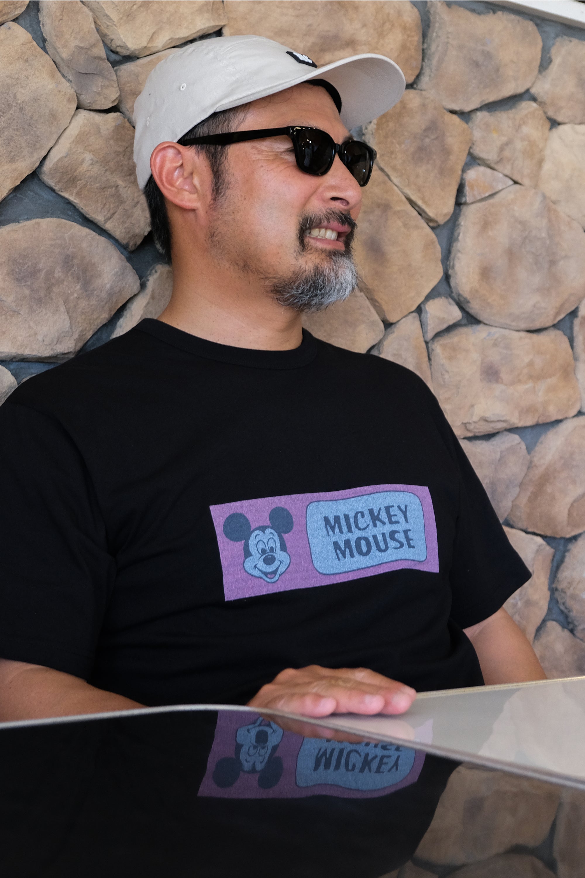 (DISNEY×BLUCO) プリントTシャツ ”Mickey Mouse"