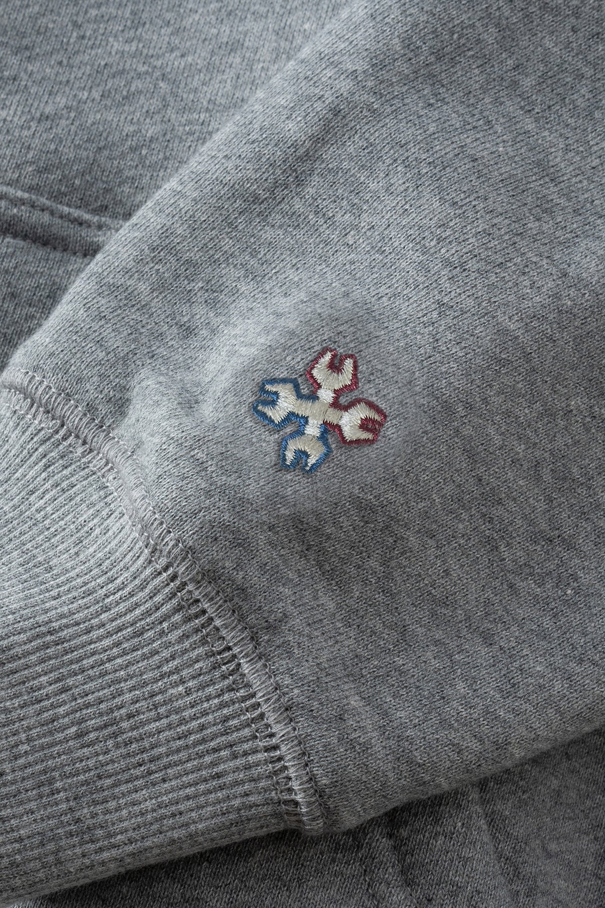 HEAVY PILE  SWEAT ZIP HOODIE -EMB-