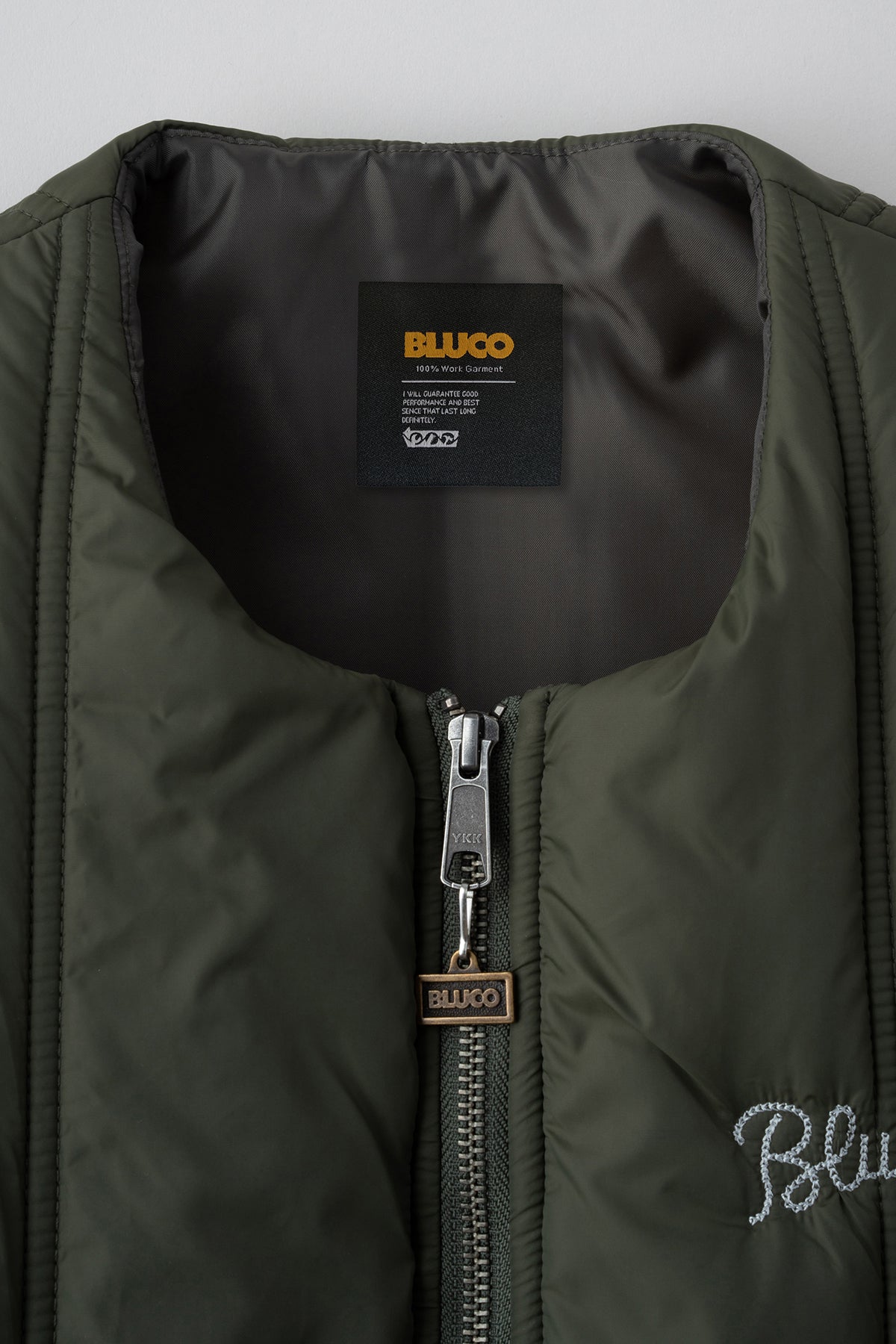 CREW NECK QUILTING VEST