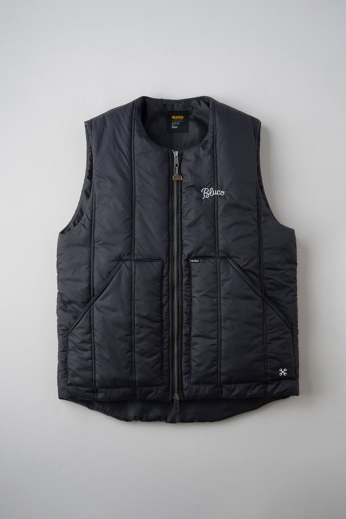 CREW NECK QUILTING VEST