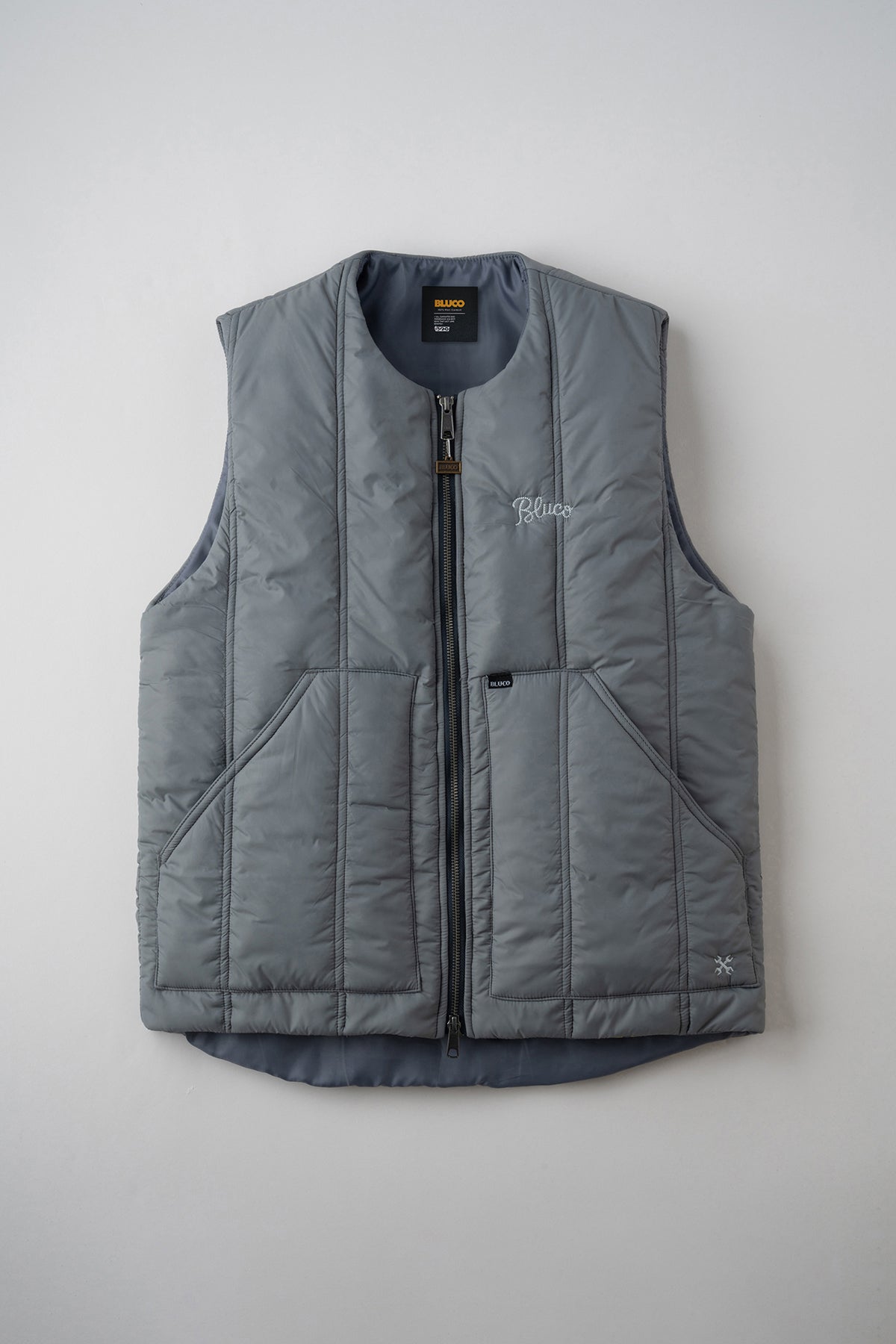 CREW NECK QUILTING VEST
